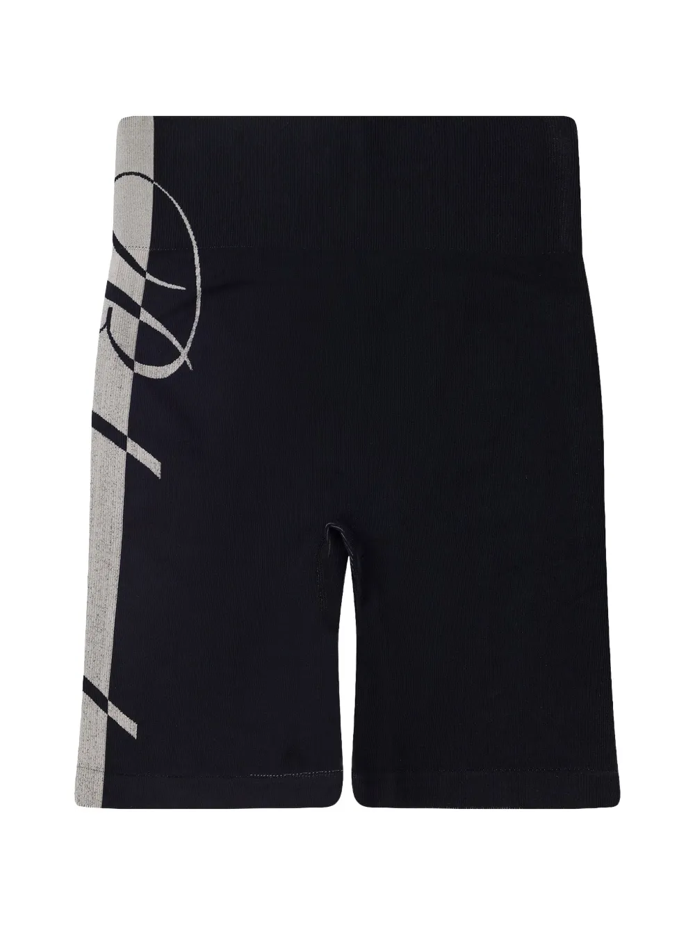 RHUDE Shorts in maglia con logo - Nero