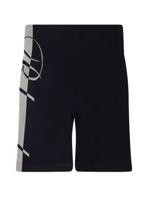 RHUDE logo-print knitted shorts