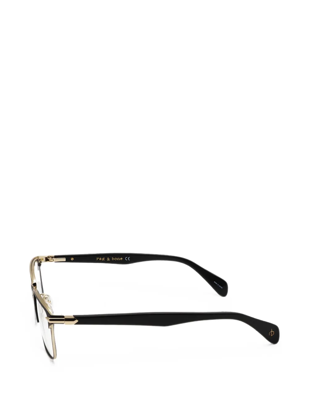 RAG & BONE EYEWEAR rectangle-frame glasses Zwart