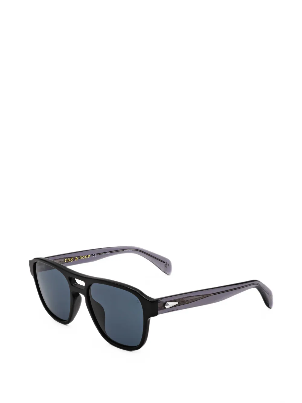 RAG & BONE EYEWEAR geometric-frame sunglasses Zwart