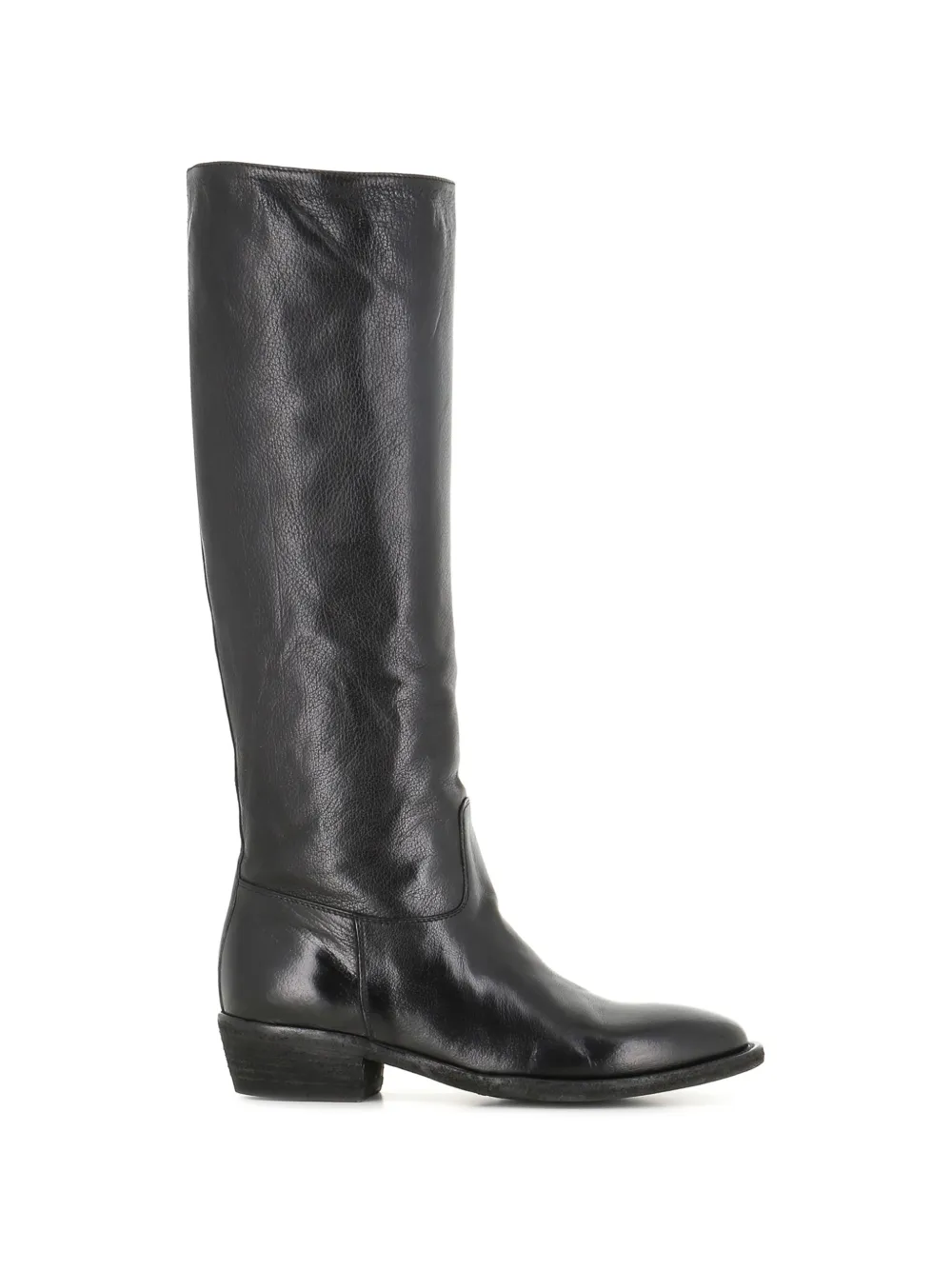 Officine Creative side-zip knee-high boots - Nero
