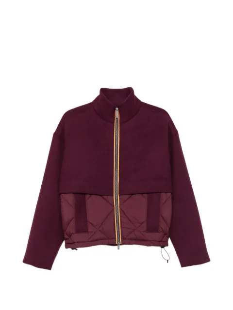 K-Way Mandie quilted panelled jacket