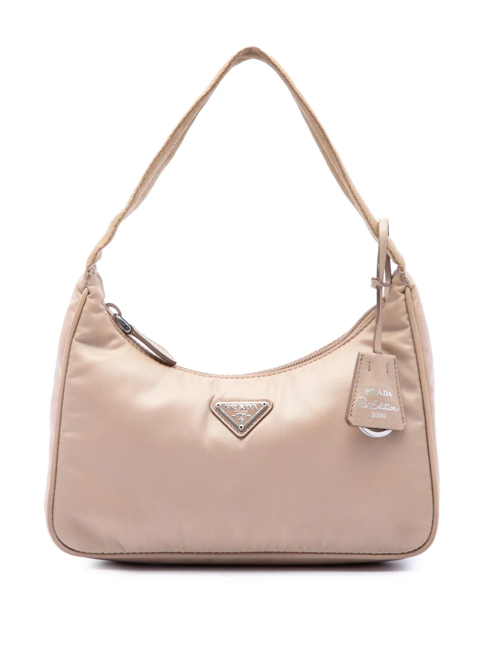 Prada Pre-Owned 2019-2026 Mini Tessuto Re Edition 2000 shoulder bag - Toni neutri