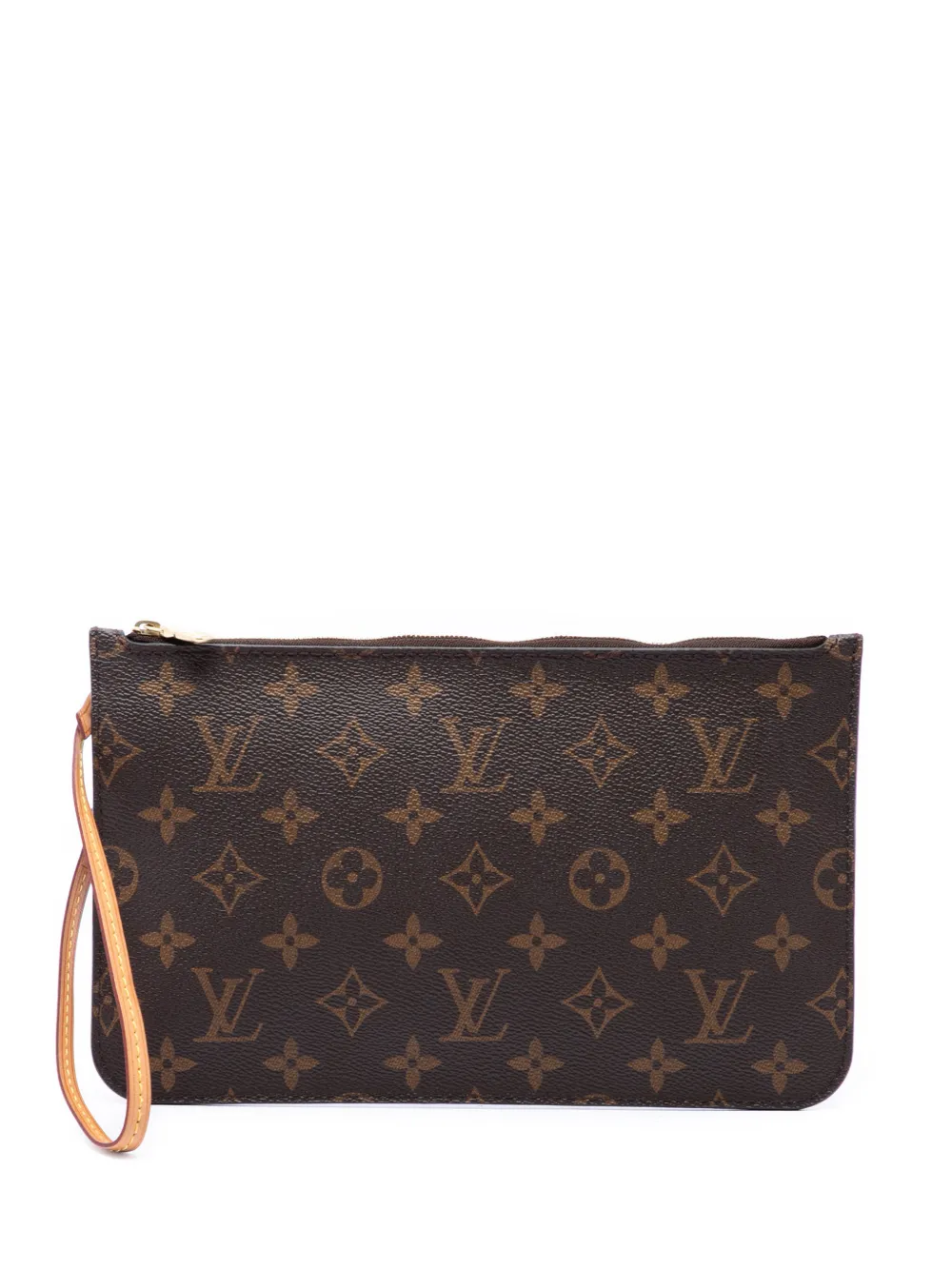 Louis Vuitton Pre-Owned 2018 Monogram Neverfull MM pouch - Marrone