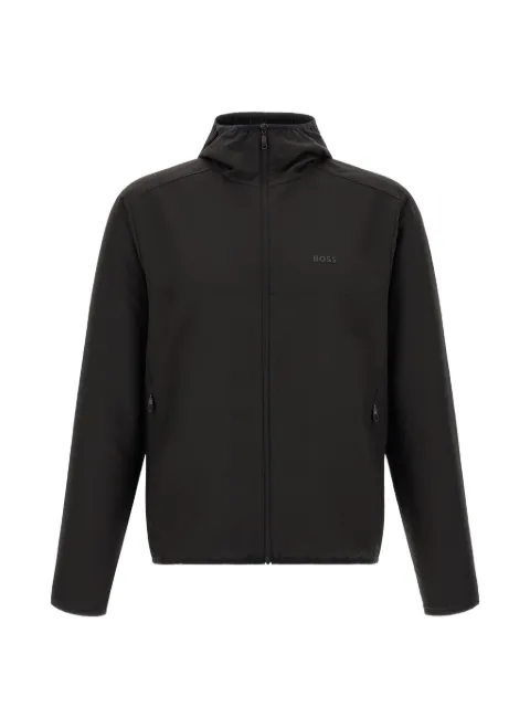 BOSS logo-detail hooded jacket