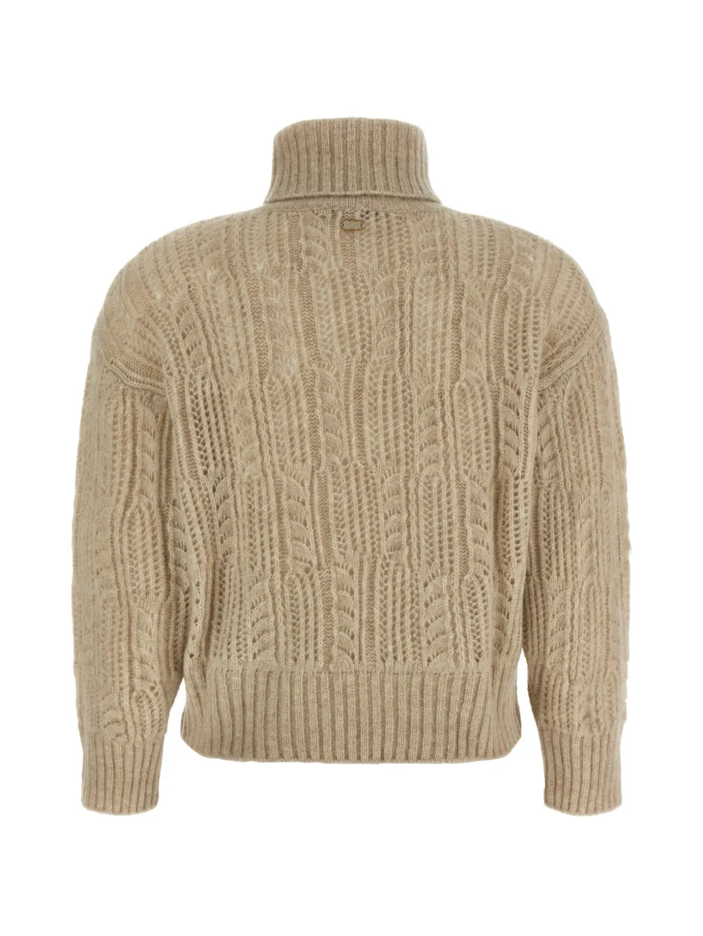 Agnona Opengewerkte coltrui Beige