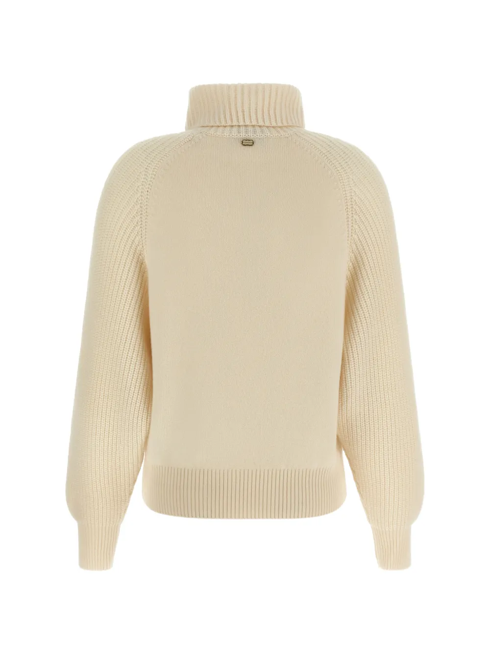 Agnona Cropped trui met rits Beige