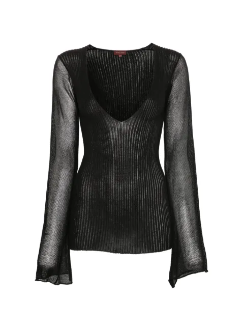 Romeo Gigli Pre-Owned 1990s Romeo ribbed top