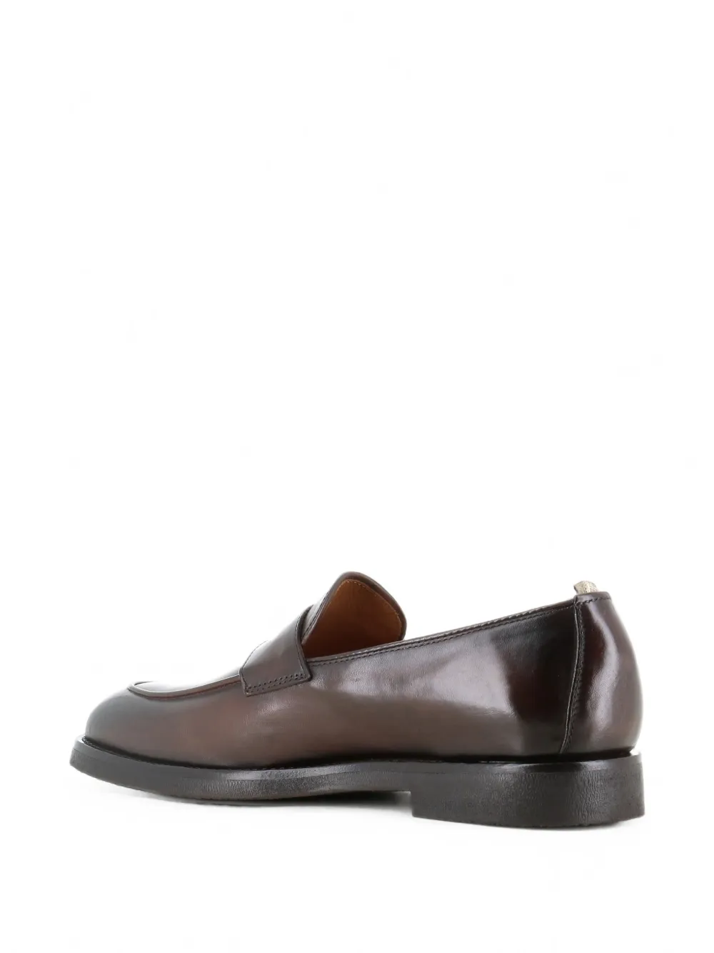 Officine Creative Opera Flexi 101 polished leather loafers Bruin