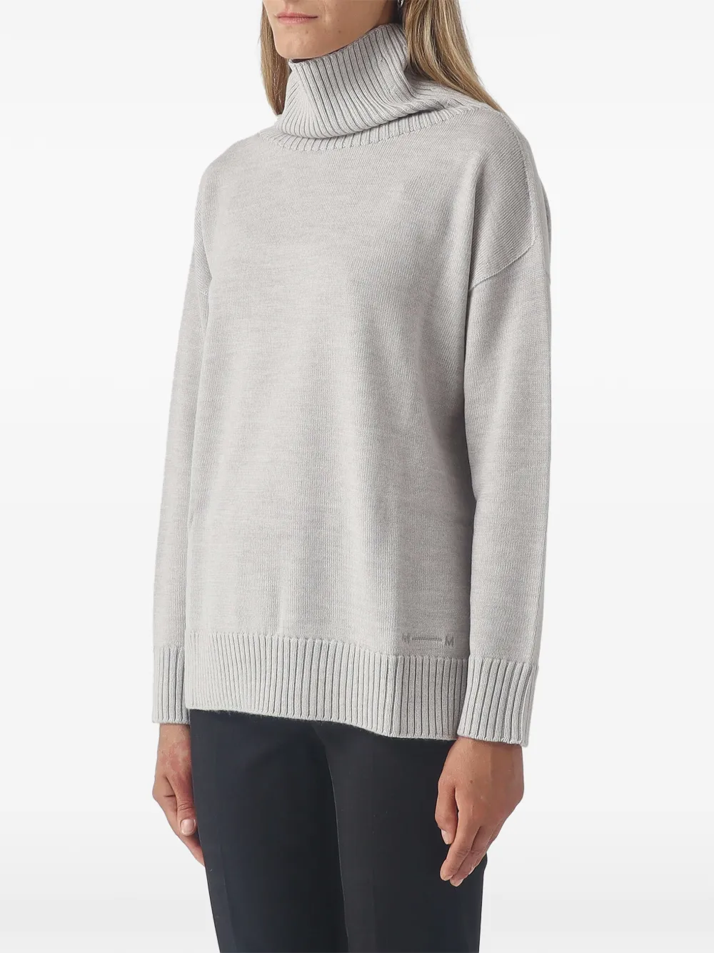 Max Mara Meandro coltrui met verlaagde schouders Grijs