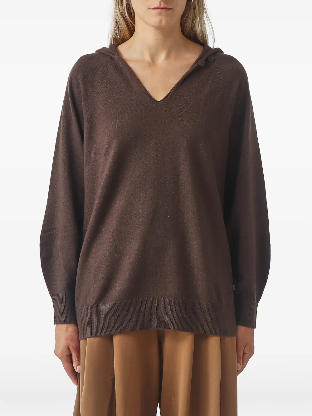 Max Mara Eguale button-detail sweater