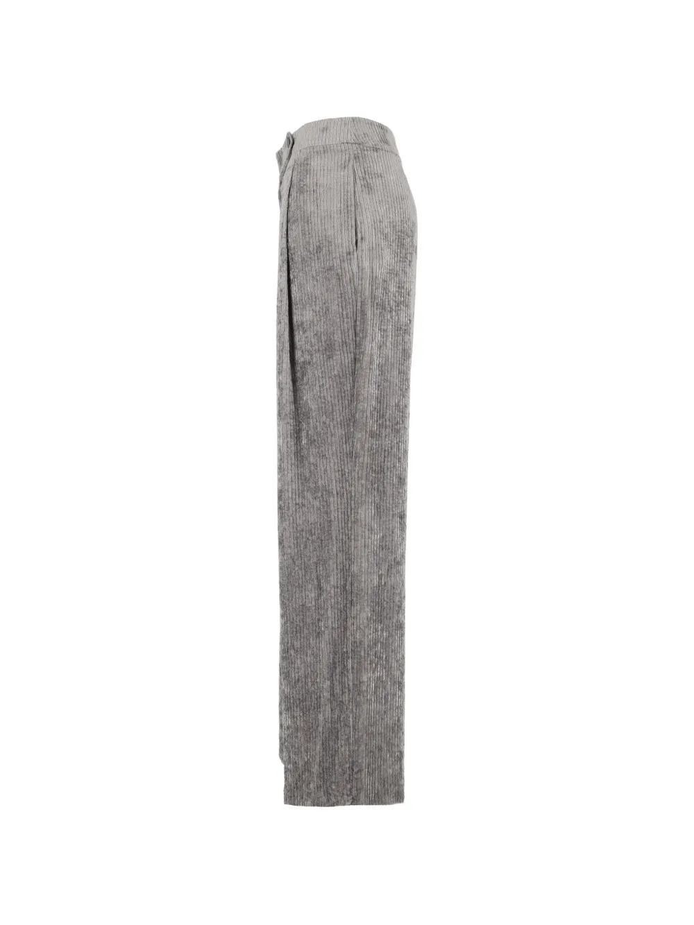 Emporio Armani Ribfluwelen pantalon Grijs