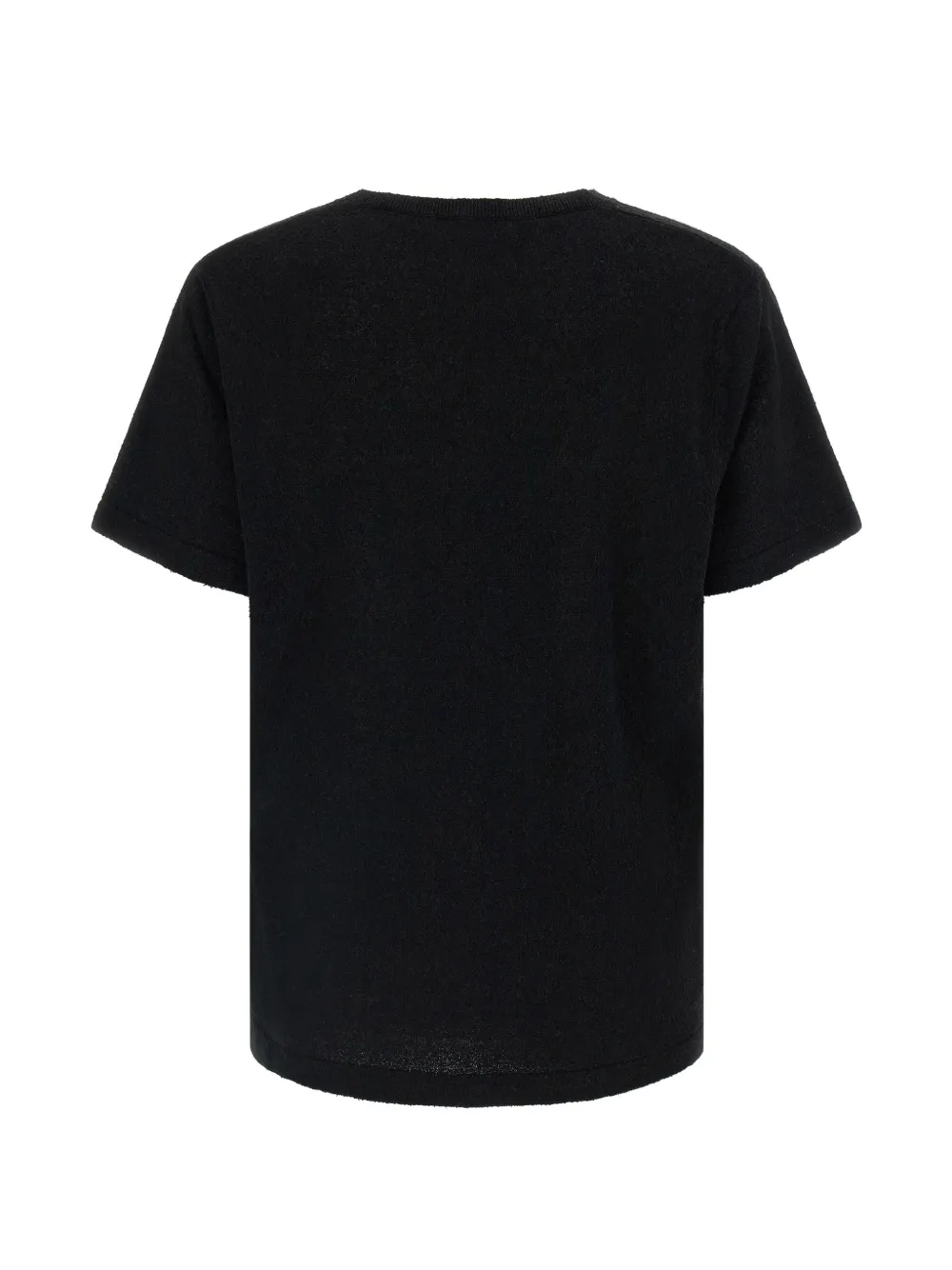 Co Fine-knit T-shirt in Black, view 2
