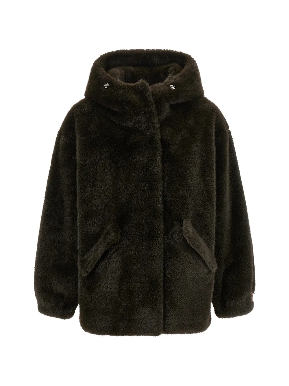 LOU ANDREA faux-fur hooded jacket