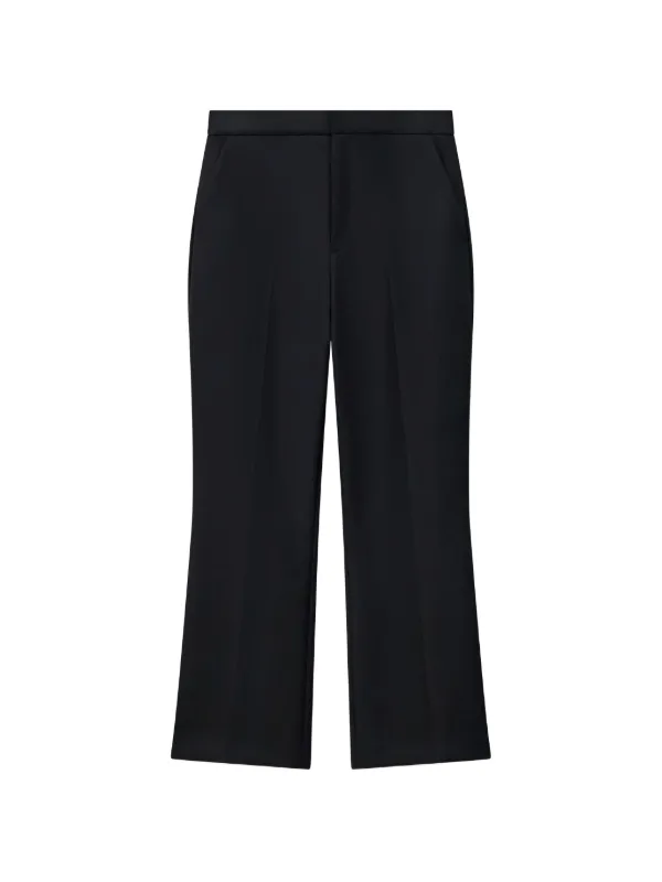 A.L.C. Cropped Sophie Stretch Trousers in Black