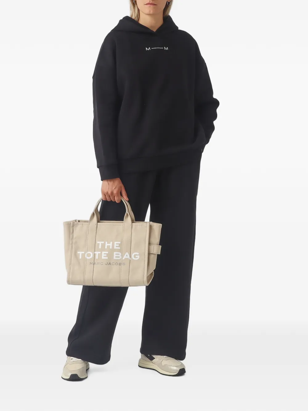 Max Mara drawstring wide-leg track pants Zwart