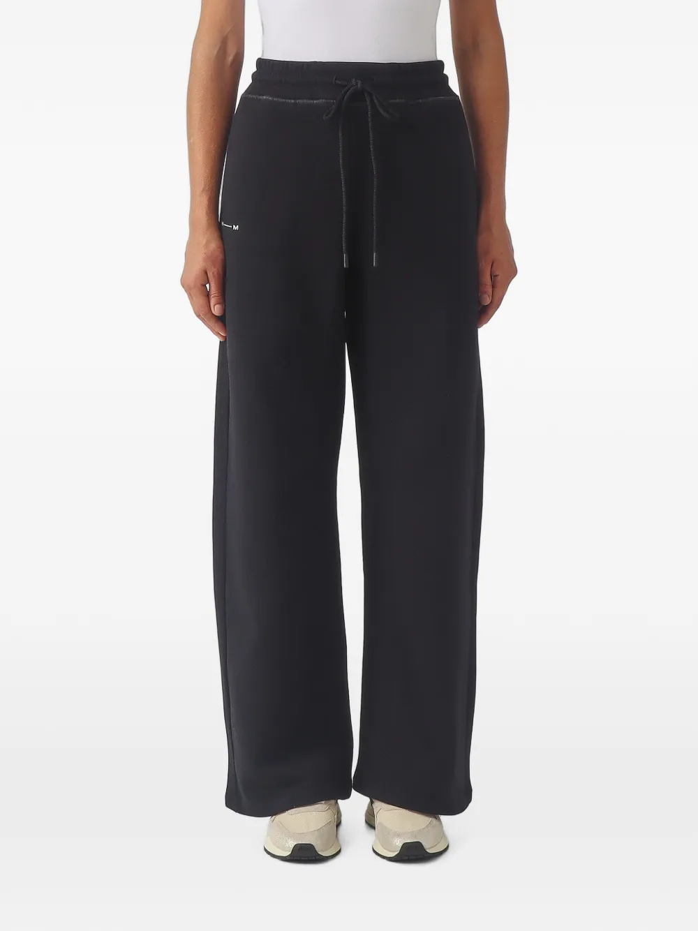 Max Mara drawstring wide-leg track pants - Nero