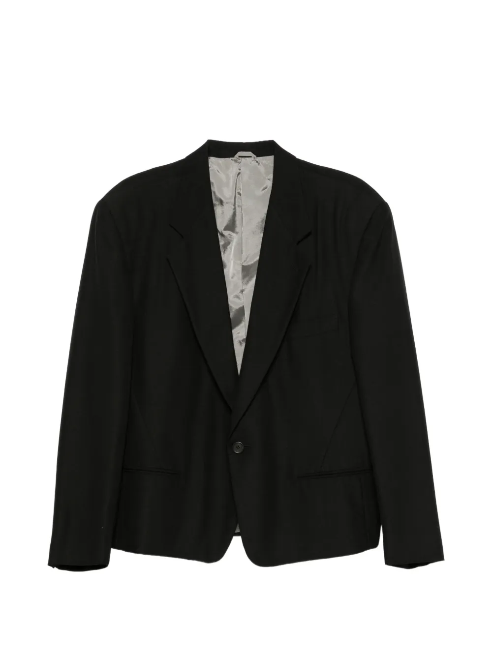 Hilton Vintage 1980 Einreihige Jacke - Schwarz
