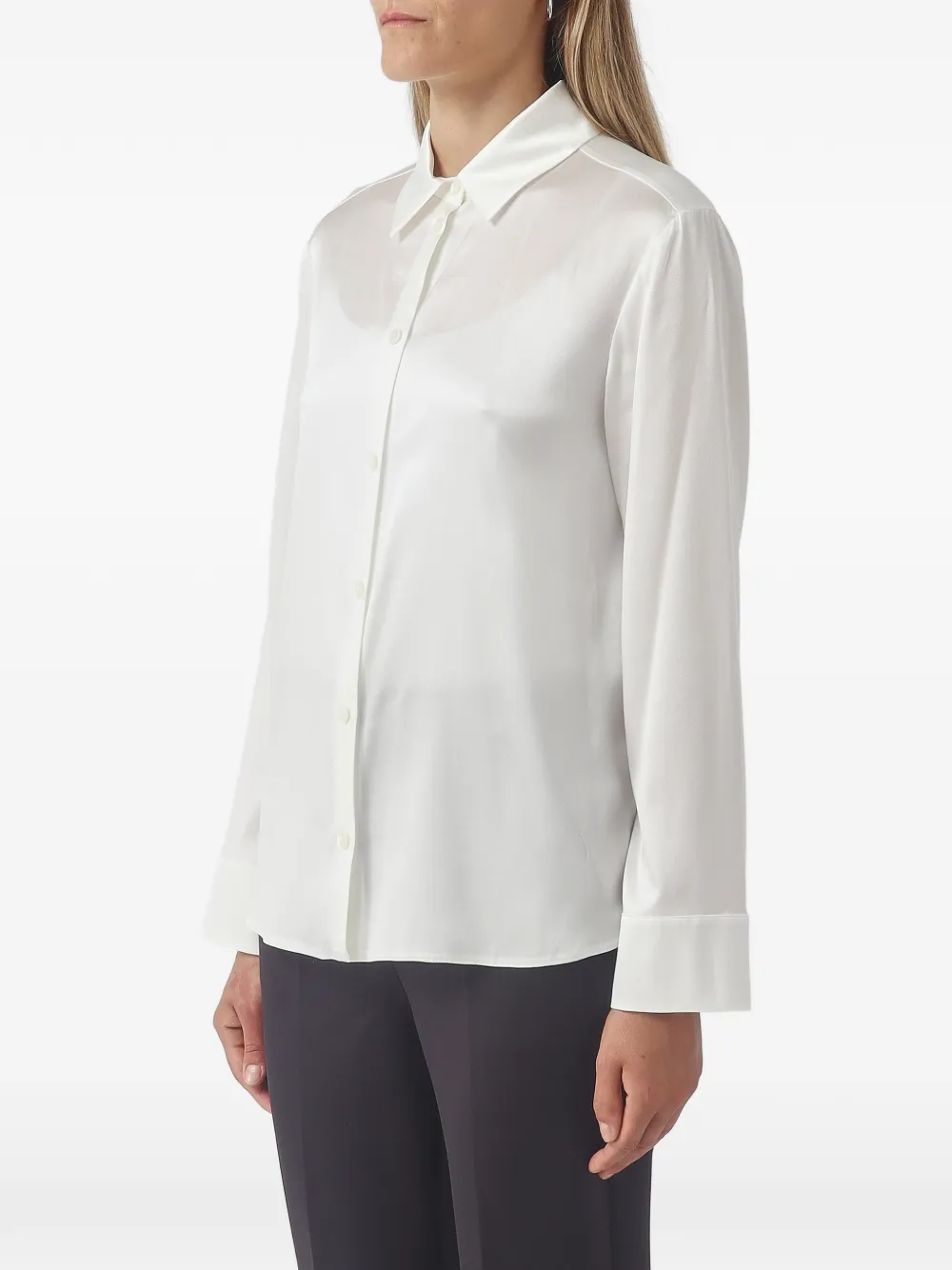 Max Mara Navetta blouse met knopen Wit