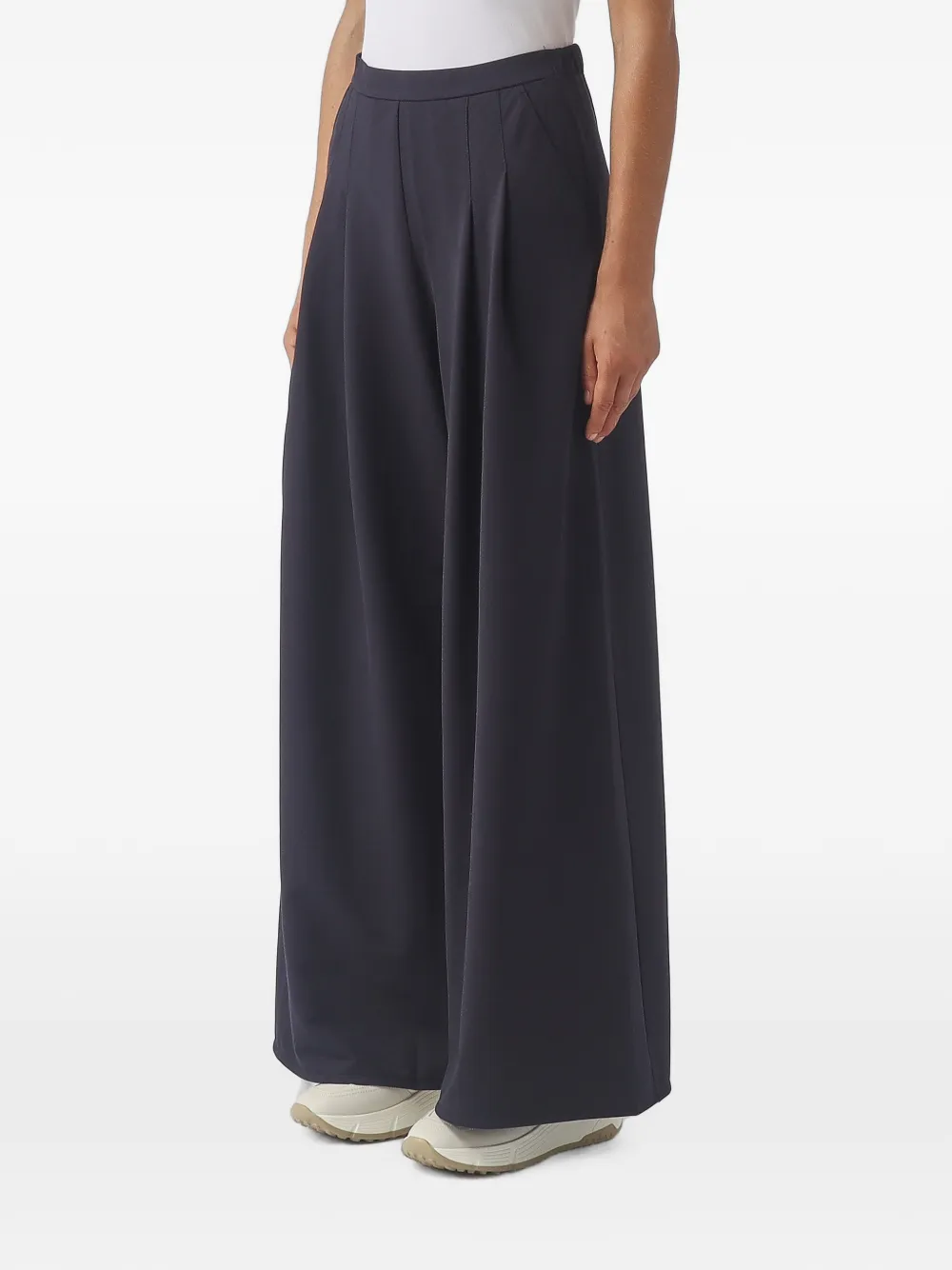 Max Mara Palazzo plooibroek Blauw