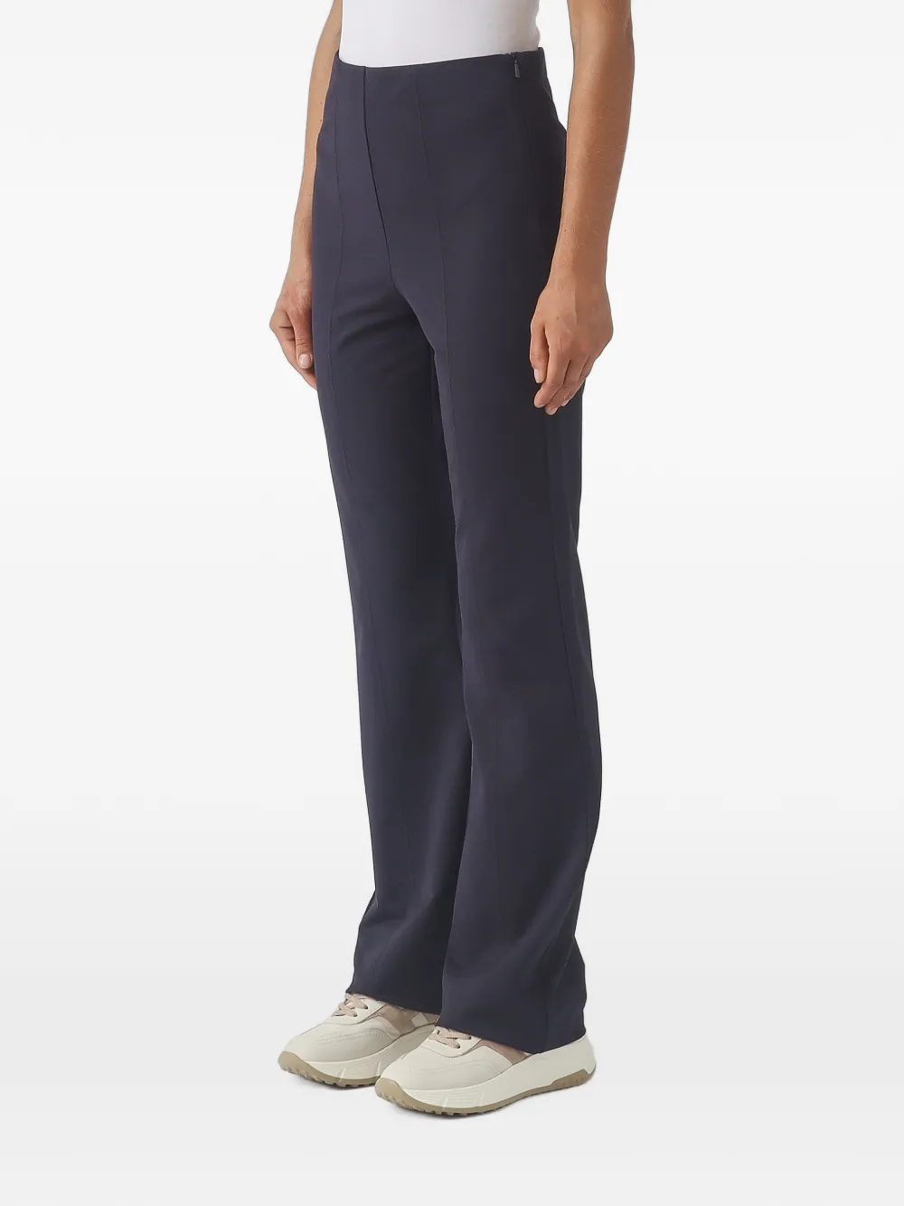 Max Mara Flared broek Blauw
