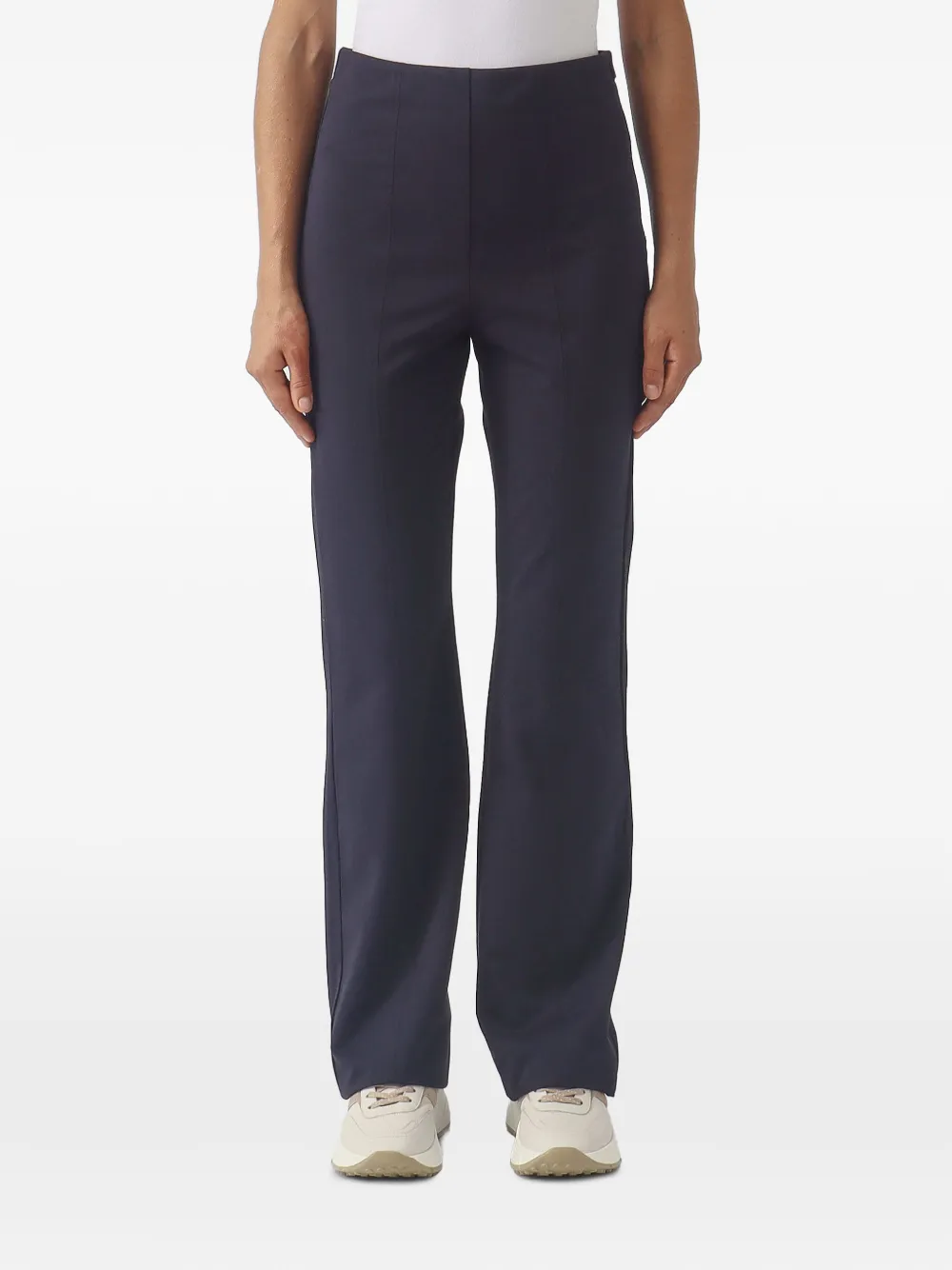 Max Mara seam-detail flared trousers