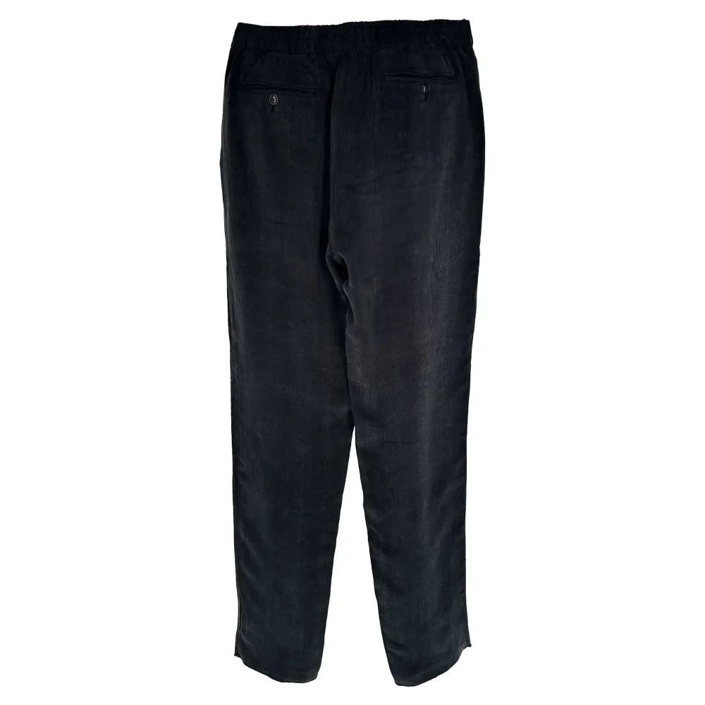 Giorgio Armani Pre-Owned pantalon en velours côtelé - Noir