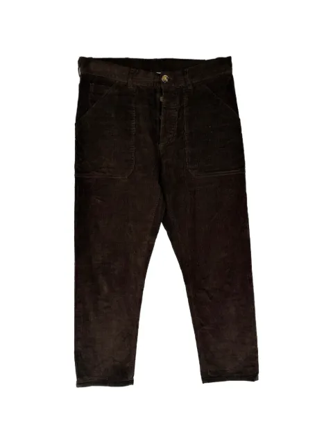 Nanushka hidden-button corduroy trousers