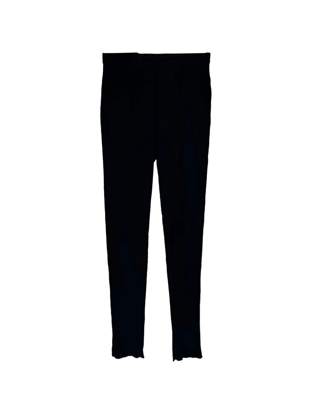 Giorgio Armani Pre-Owned Ribbed-knit trousers - Nero
