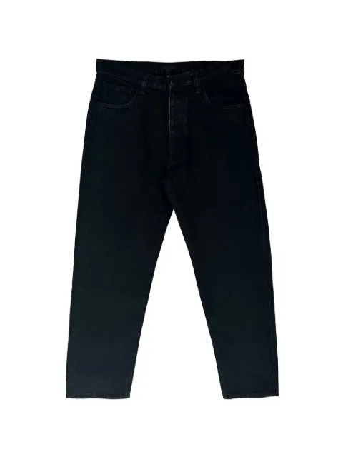 Prada Pre-Owned Logo-Plaque straight-leg jeans