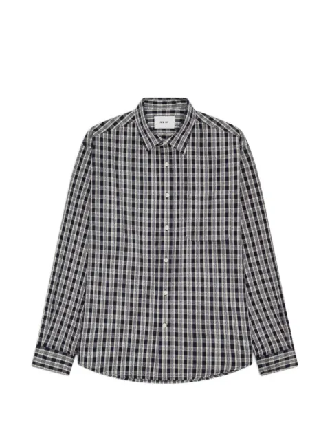 NN07 check-pattern Deon shirt