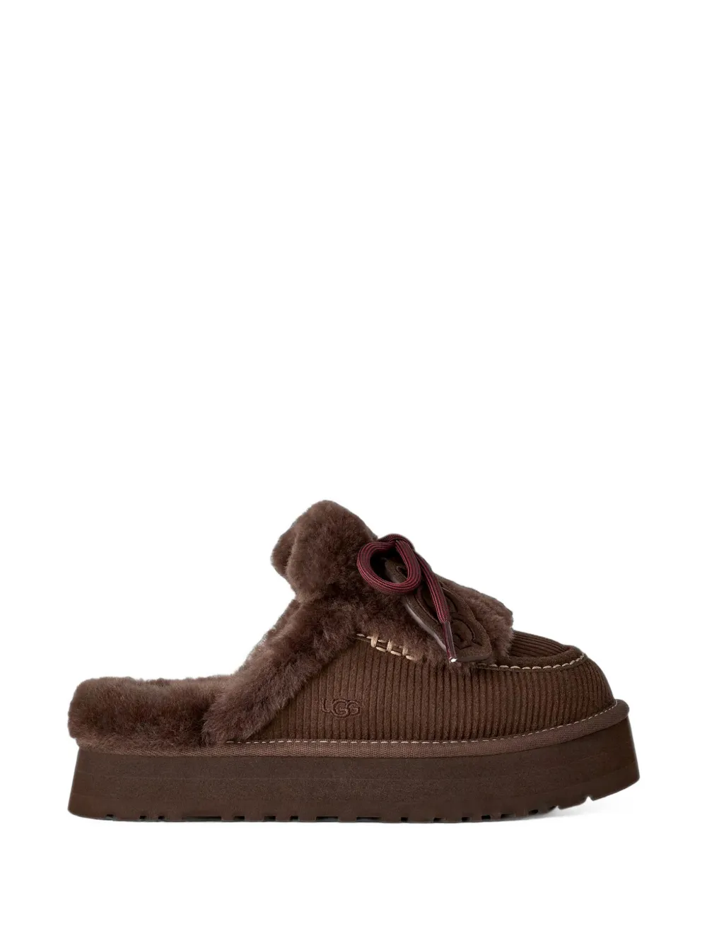 UGG Disquette Heritage platform slippers - Marrone
