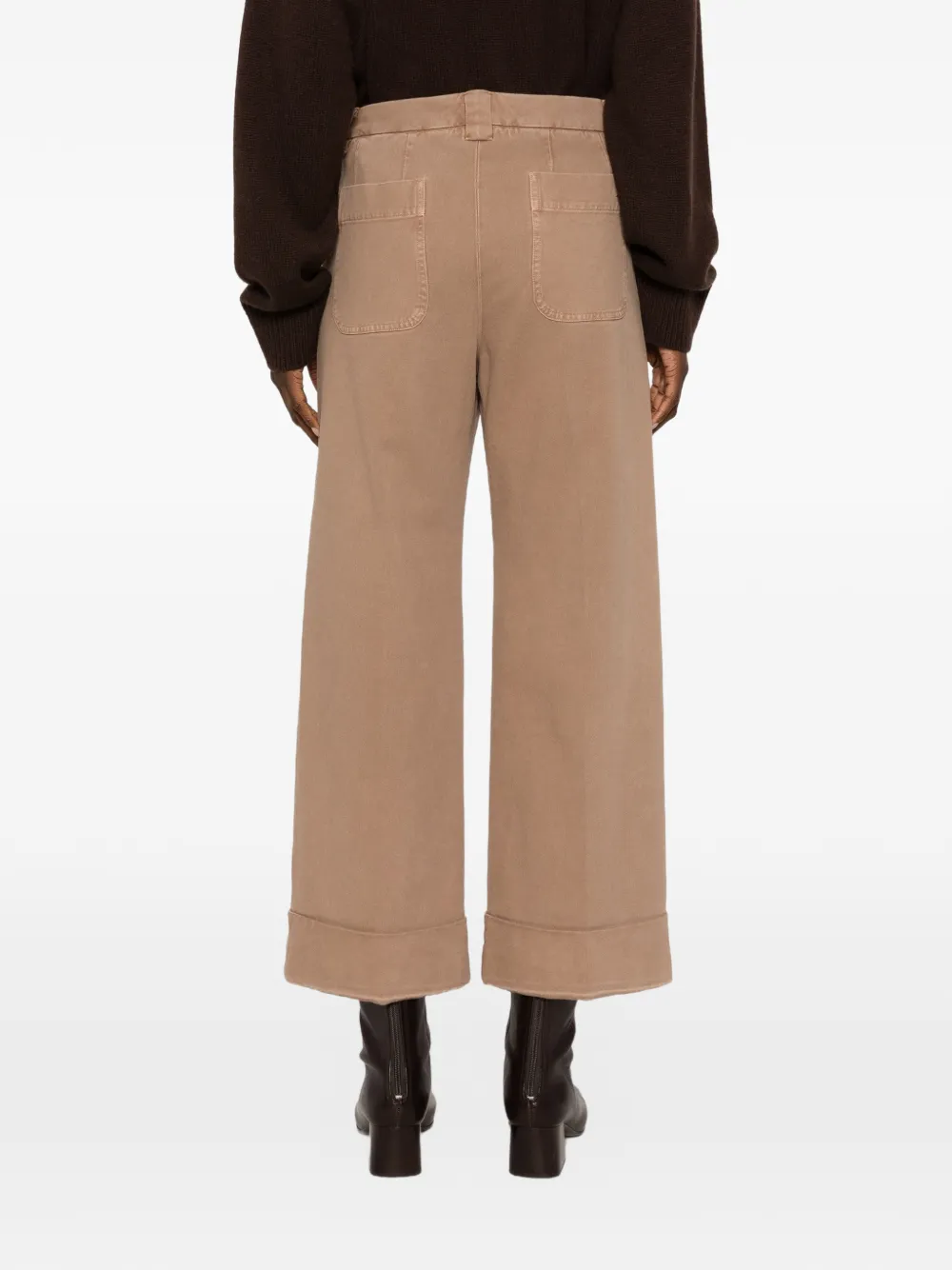 Mason's New York Studio broek met wijde pijpen Beige