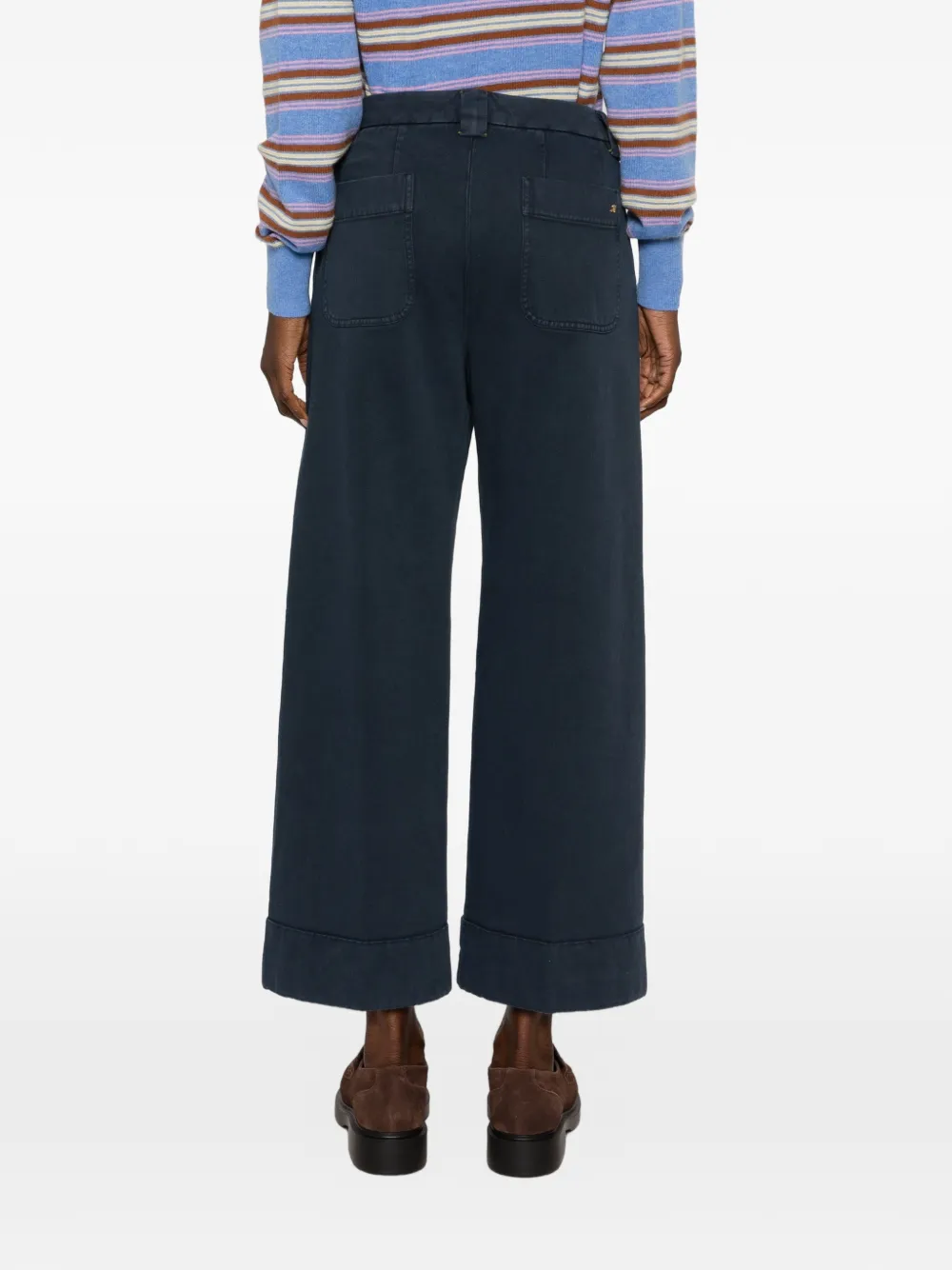 Mason's New York Studio cropped broek Blauw