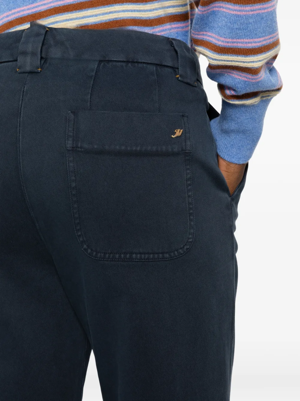 Mason's New York Studio cropped broek Blauw