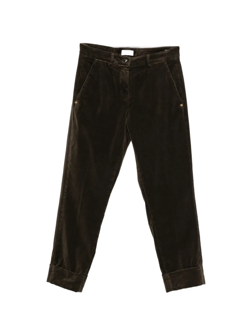 Mason's pantalon à ourlet retroussé - Marron