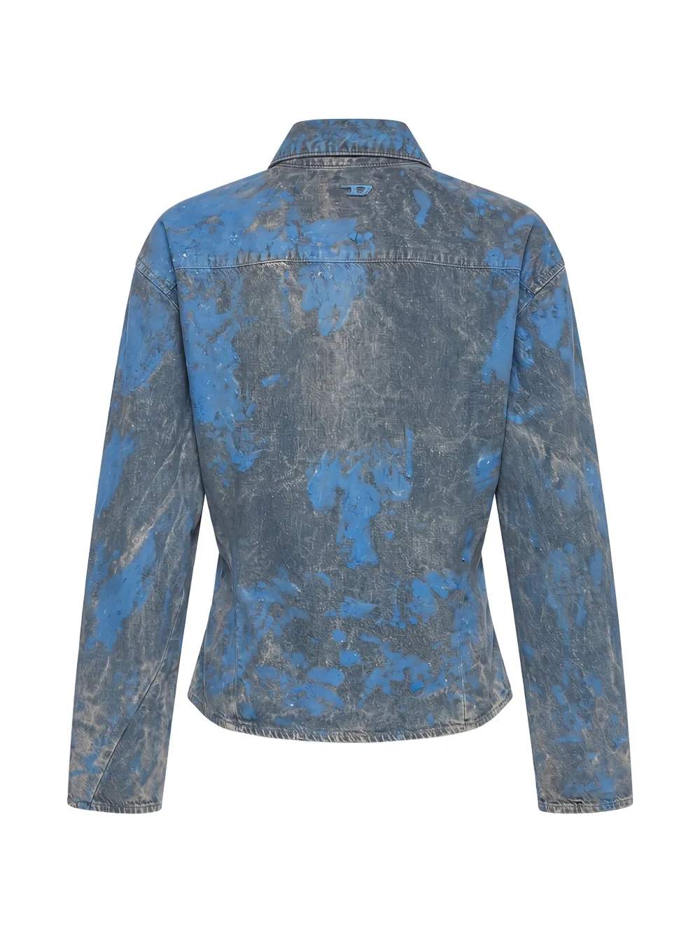 Diesel Denim overhemd met gebleekt effect Blauw