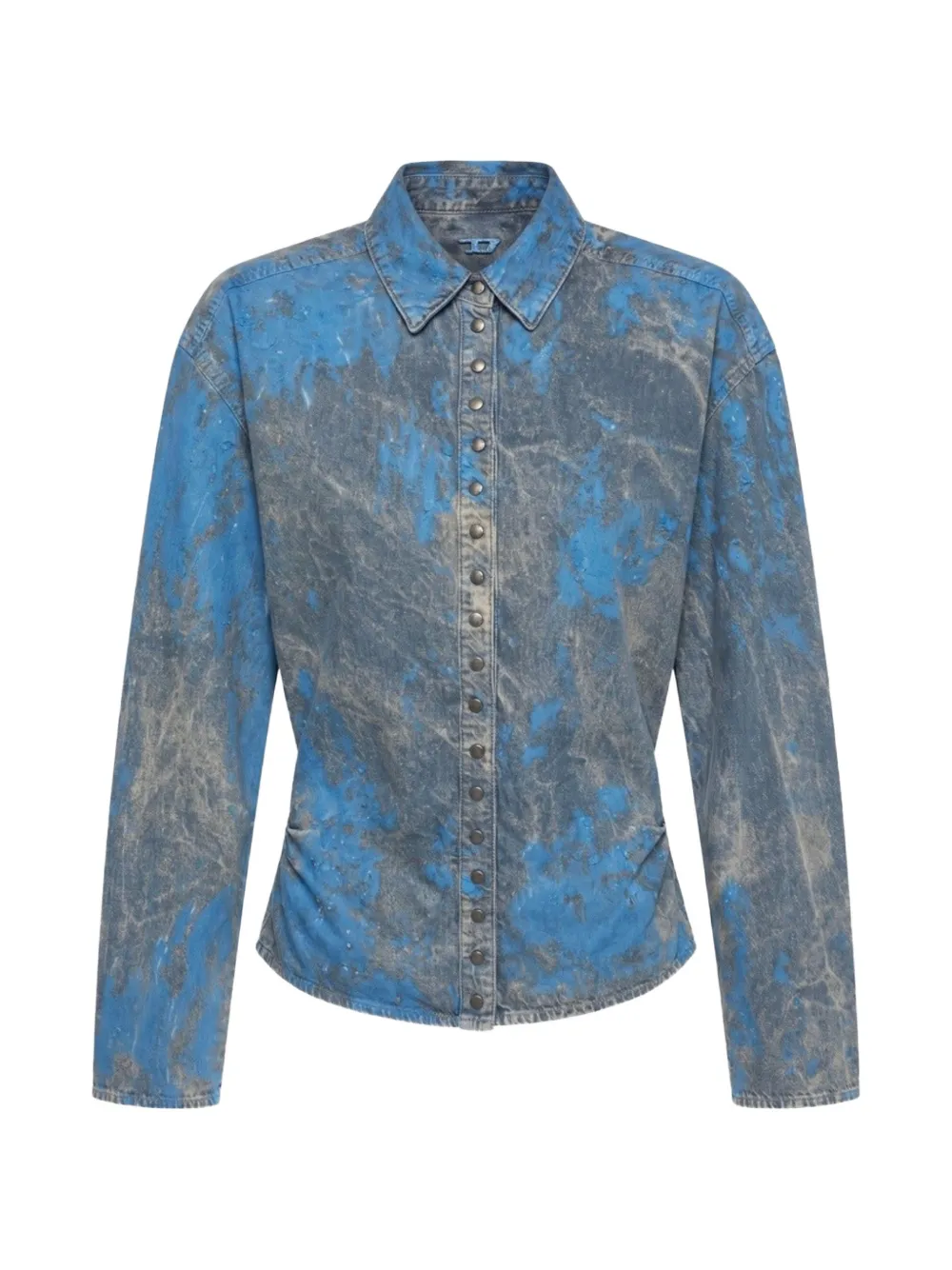 Diesel bleached-effect denim shirt