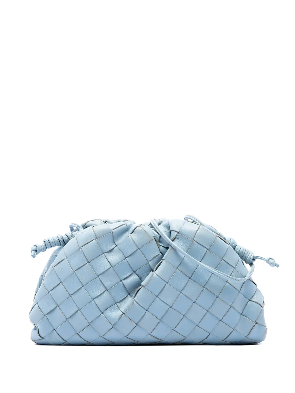 Bottega Veneta Pre-Owned 2012-2026 Nappa Intrecciato The Mini Pouch crossbody bag - Blu