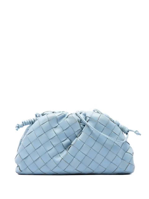 Bottega Veneta Pre-Owned bolsa crossbody The Mini Pouch piel de napa en Intrecciato 2012-2026