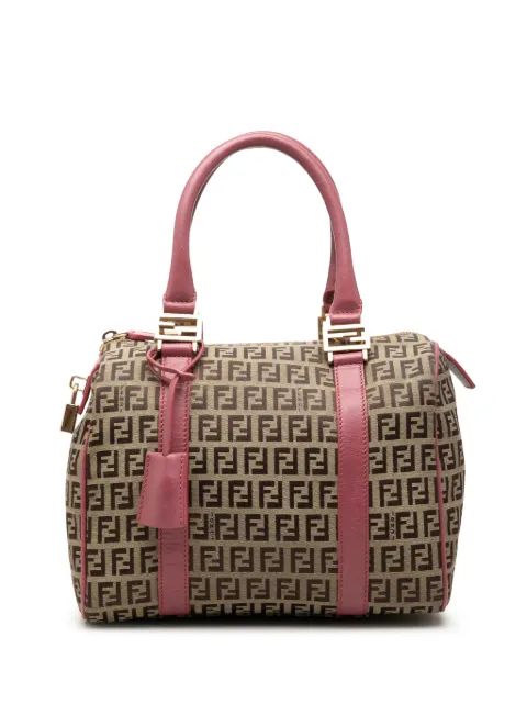 Fendi Pre-Owned 2010-2026 Zucchino Canvas boston bag