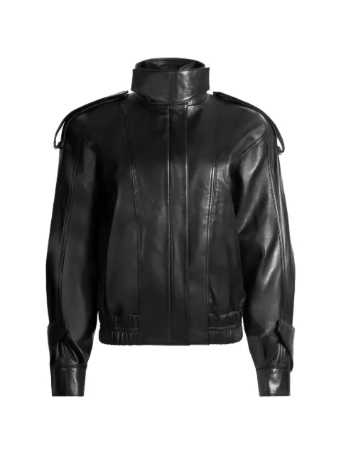 ducie Fiona leather bomber jacket