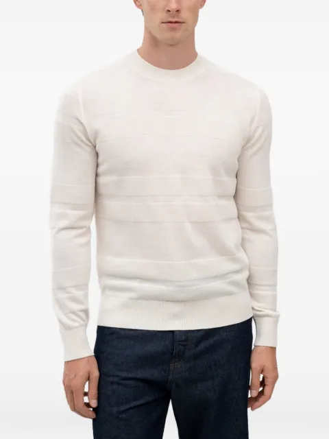 BOSS textured-knit sweater