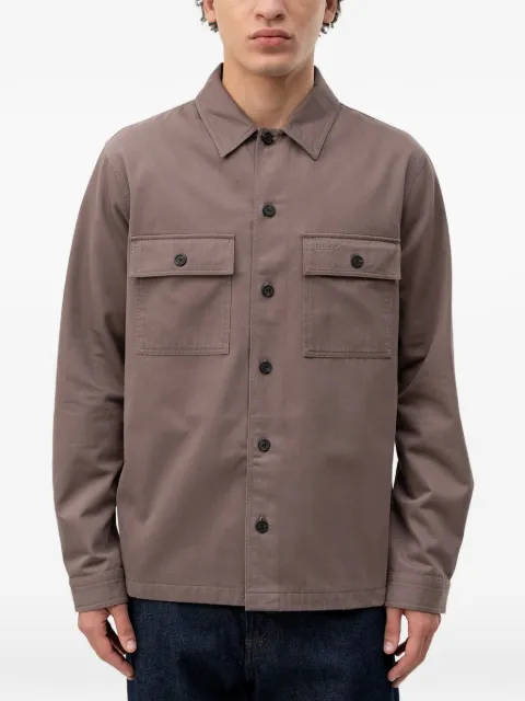 HUGO flap-pocket overshirt