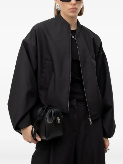 HUGO oversized zip-up bomber jacket