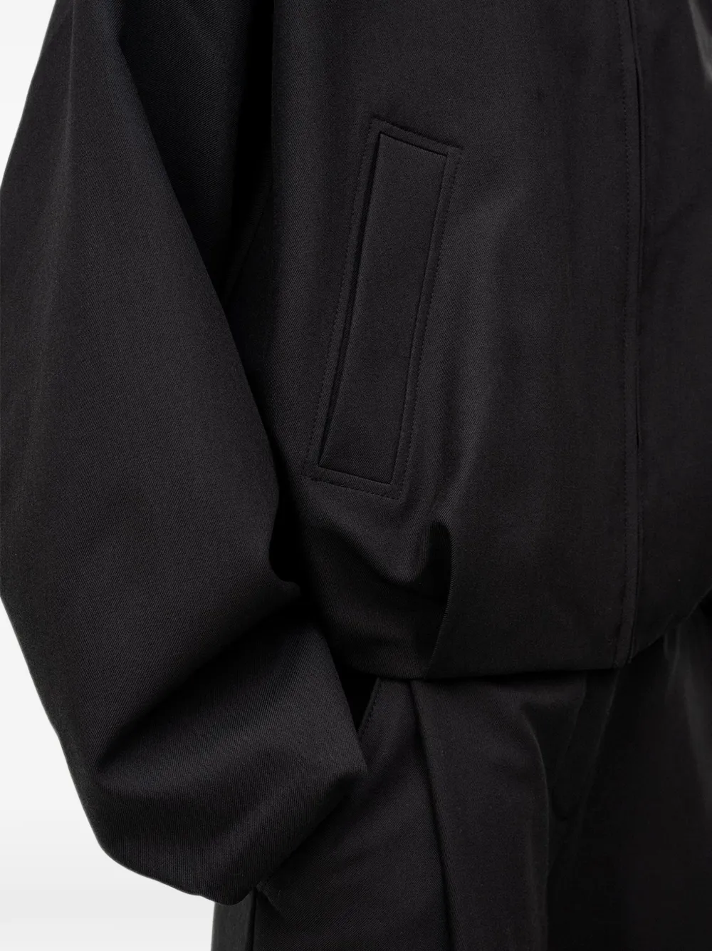 HUGO Oversized bomberjack Zwart