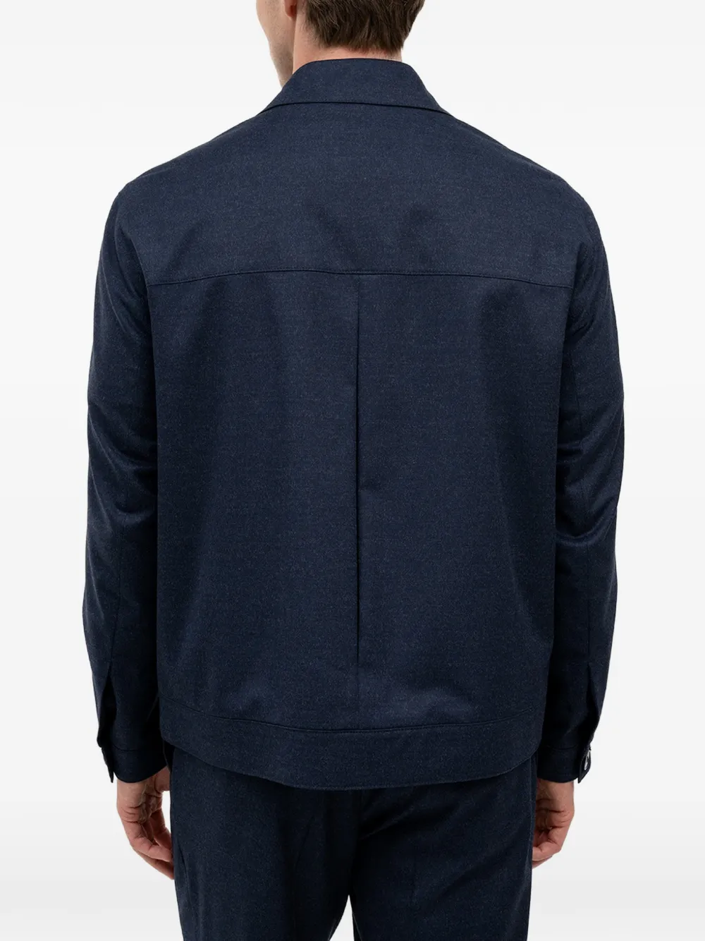 HUGO Shirtjack met opgestikte zakken Blauw