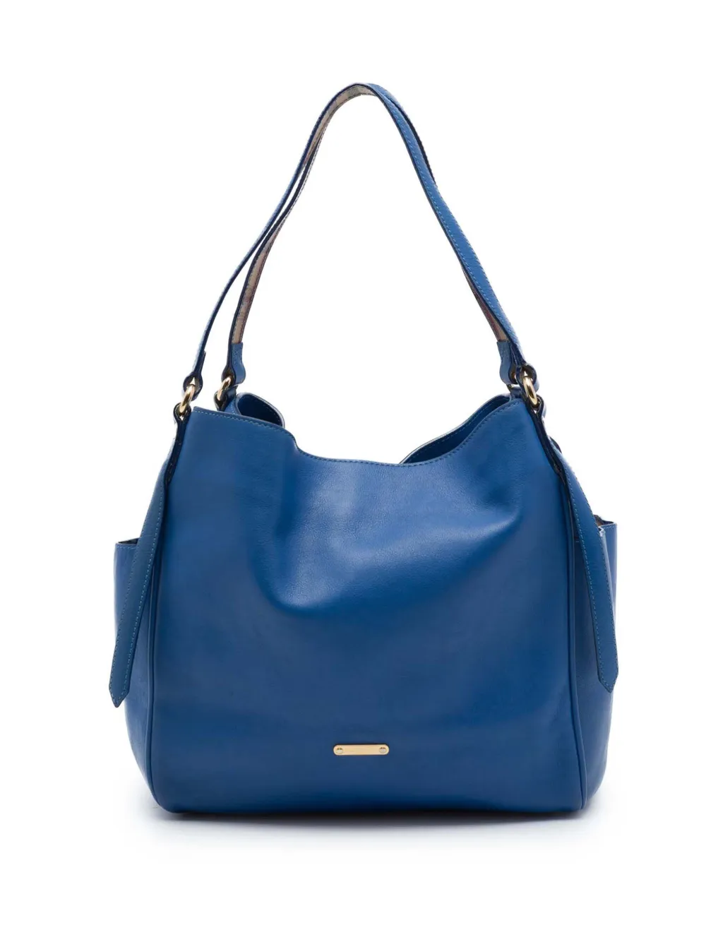 Burberry Pre-Owned 2000-2017 Small Grained Calfskin Canterbury tote bag - Blu