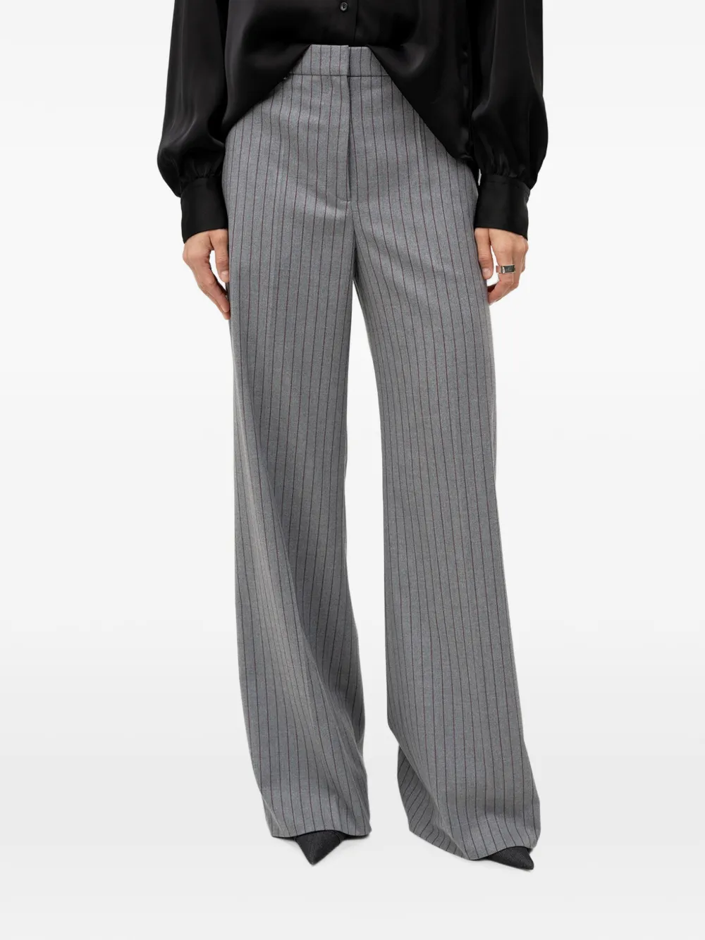 HUGO pinstripe-pattern palazzo pants