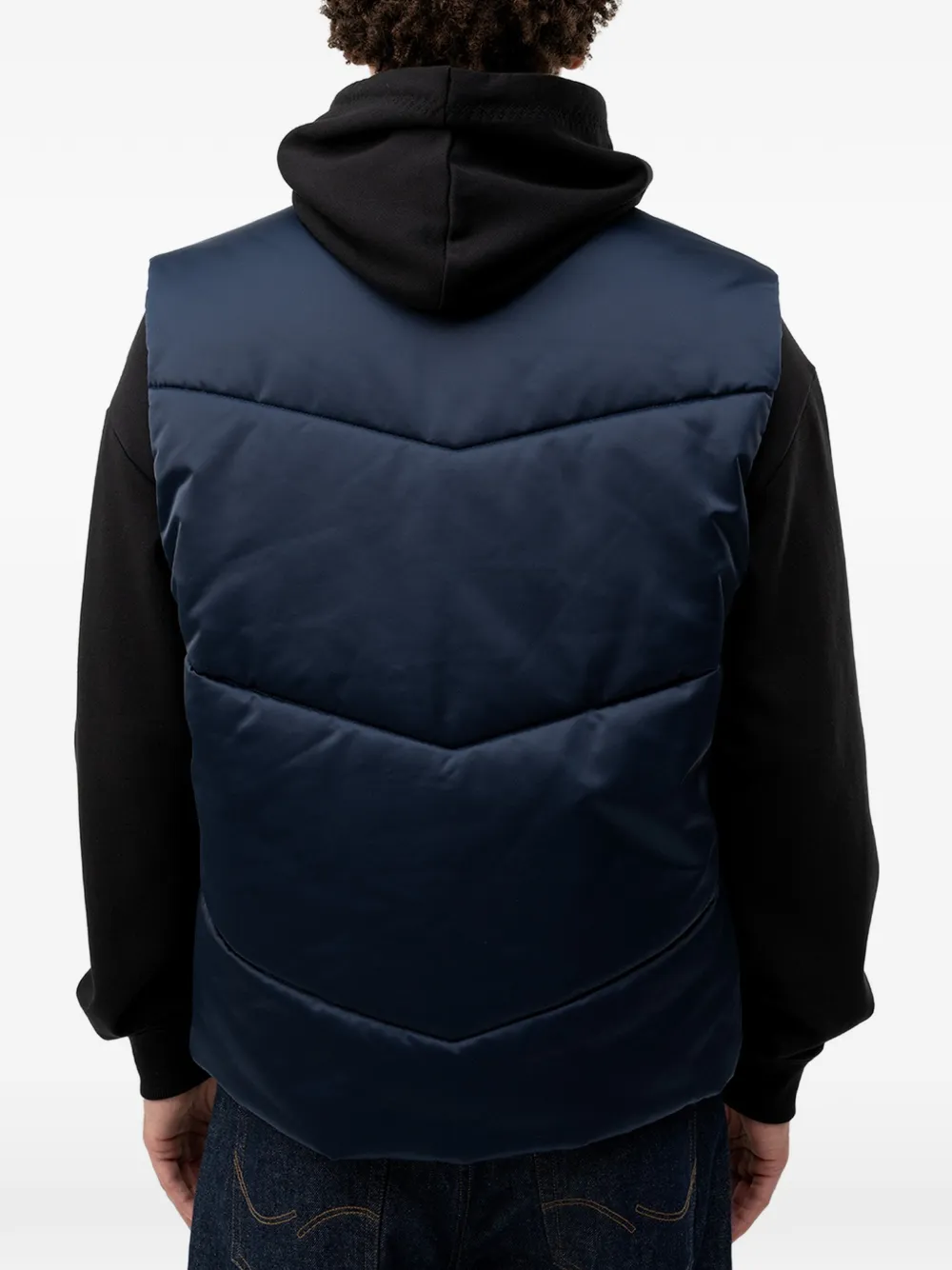 HUGO Gewatteerde bodywarmer Blauw